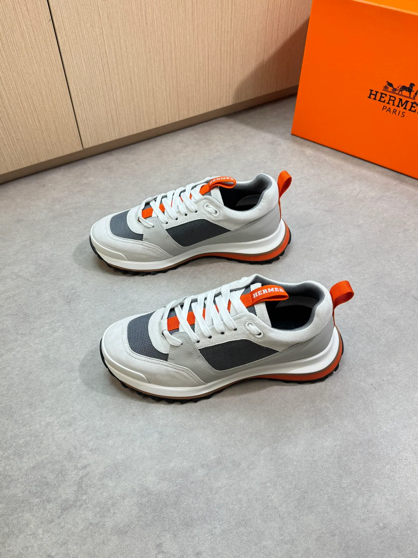 Men's shoes 💰700 [HERMES] Hermès - High-end quality original order·Casual sports shoes - Upper: 🔝Nappa calfskin, suede sheepskin leather, brand high mercerized canvas, tongue. Heel. Brand logo webbing - Inner: brand canvas, foot pad; water-dyed cowhide - Outsole: ultra-light T men's shoes 💰U foam·rubber; two-color molded outsole -Ultra-high quality control·Fine workmanship: highlighted (high-end·nobility·grade) -Size: 39-44 (38, 45, can be customized)·0118
